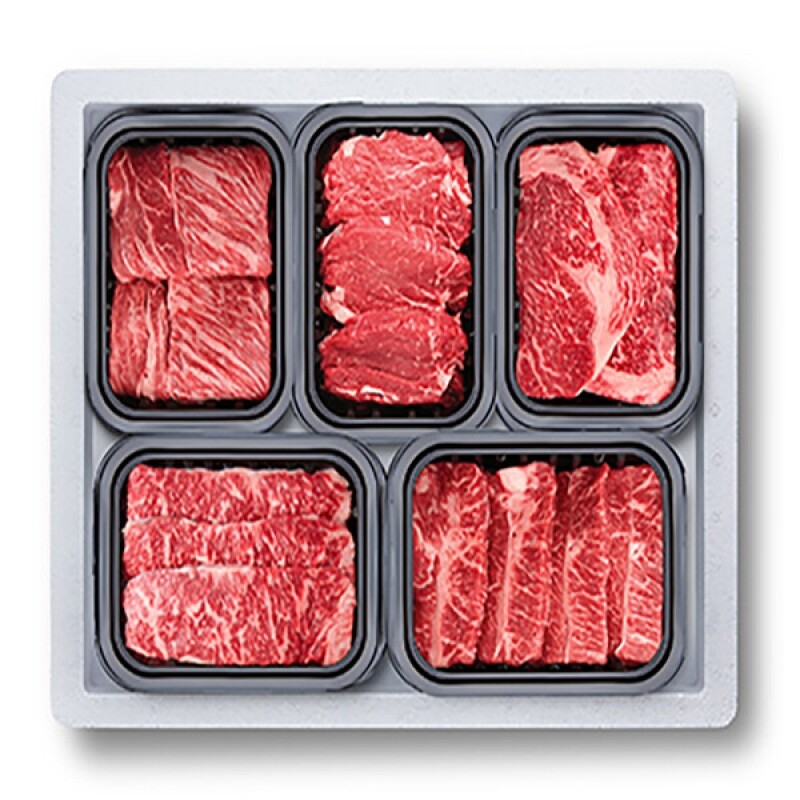 주식회사 횡성한우로,횡성한우선물세트/꽃등심(300g)+안심(300g)+채끝(300g)+등심(300g)+부채or우삼겹(300g)/강원도횡성/숙성한우/산지직송